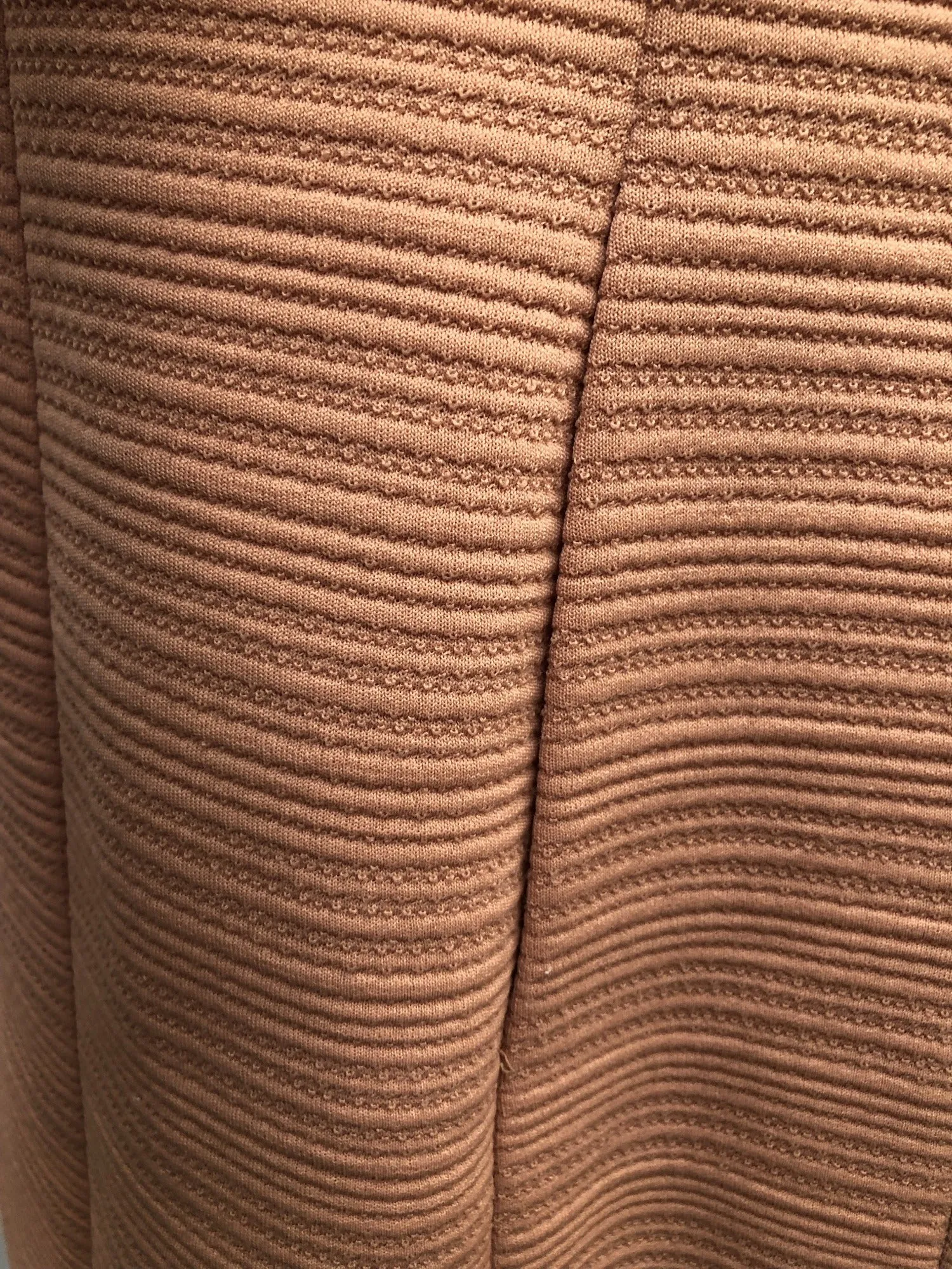 1960s Lightweight Long Coat in Peach - Size 16