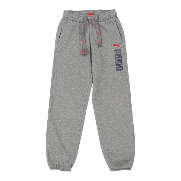 Age 10 Puma Joggers - Medium Grey Cotton