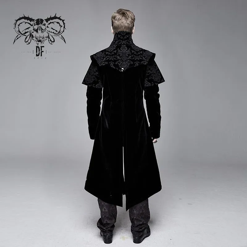 'Amon' Gothic Coat with Cape Collar