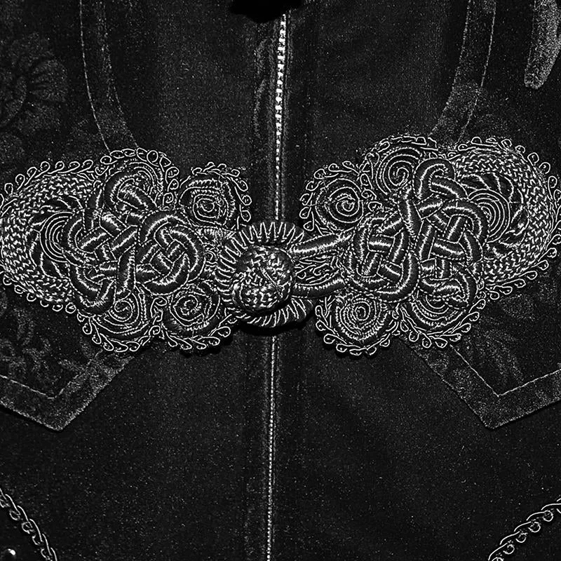 'Amon' Gothic Coat with Cape Collar