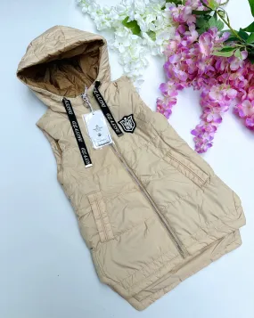 Beige gilet