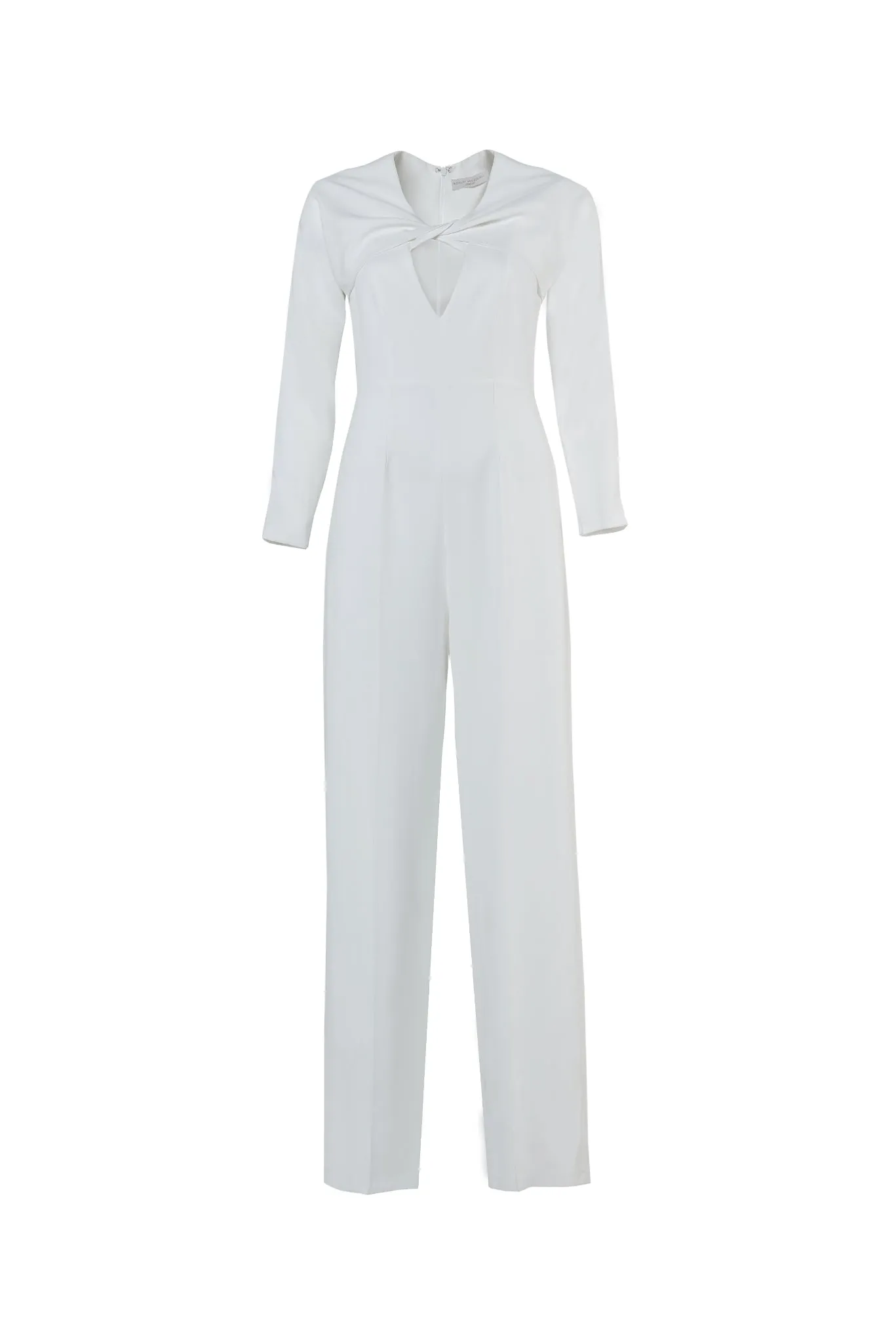 Beyza knot detail bridal jumpsuit