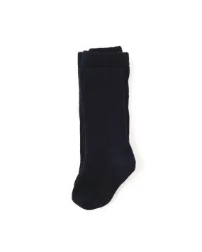 Black Cable Knit Tights