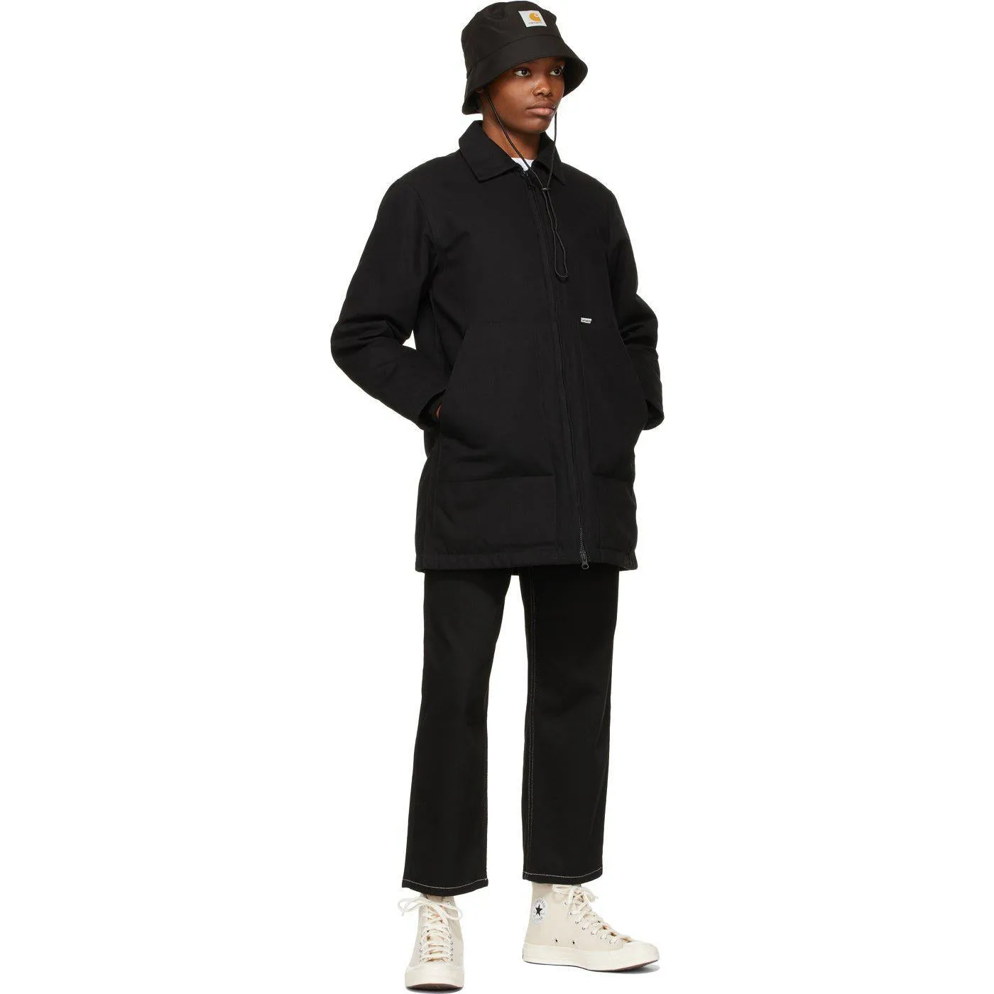 Carhartt Work In Progress Black Brooke Coat