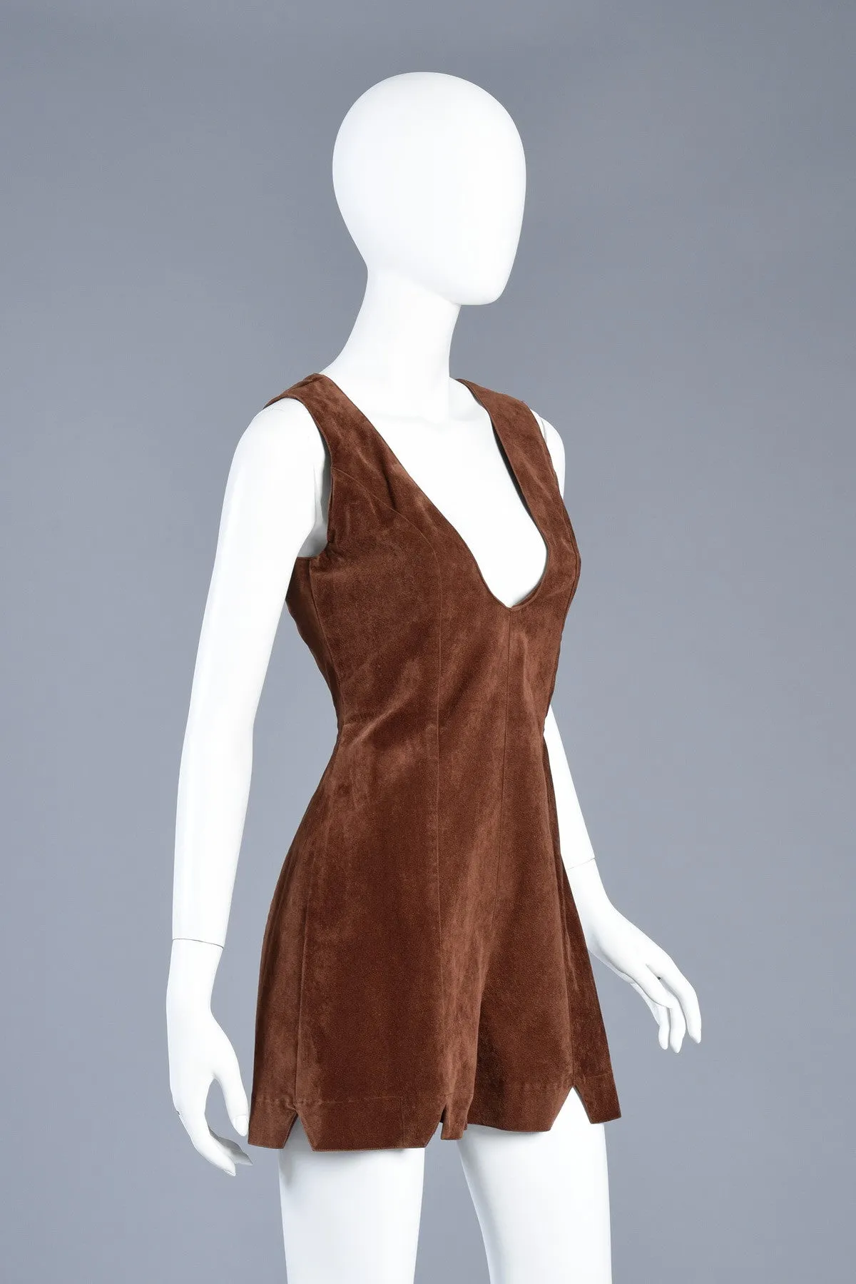 Chocolate Velveteen 2pc Romper   Shawl Collar Jacket Ensemble