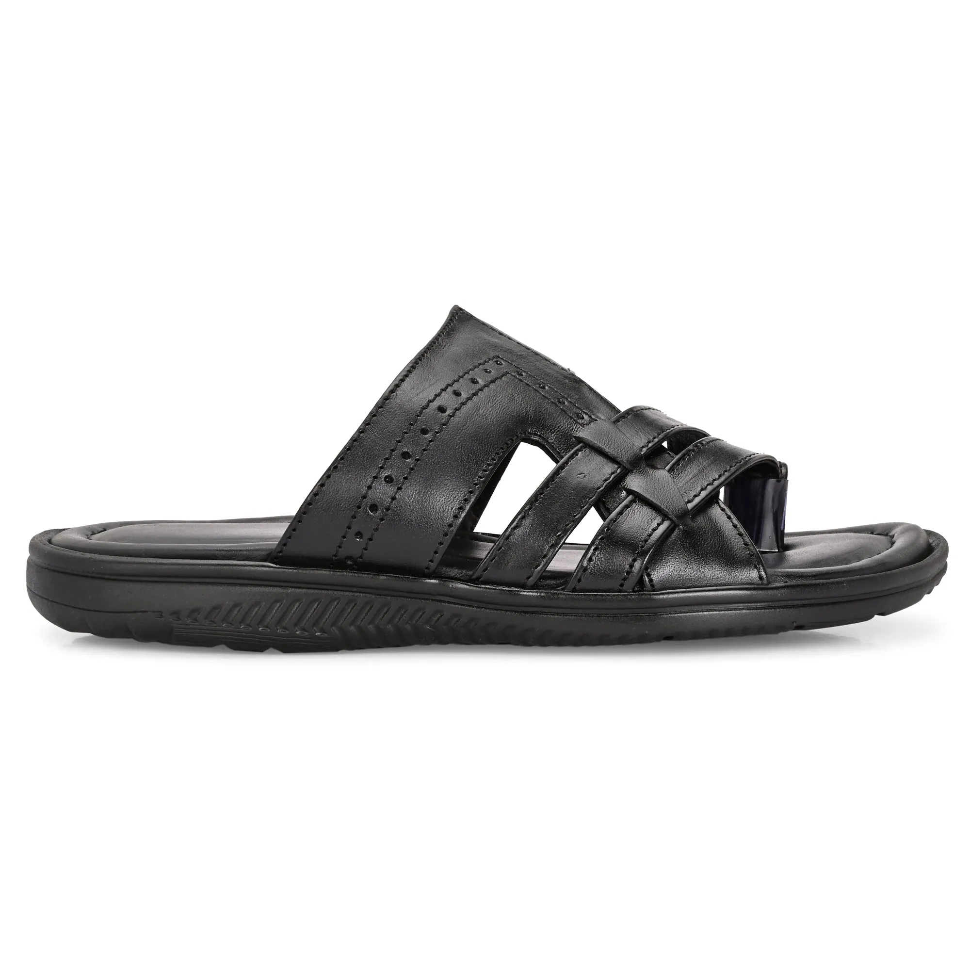 Classic Premium Black Men Formal Slipper