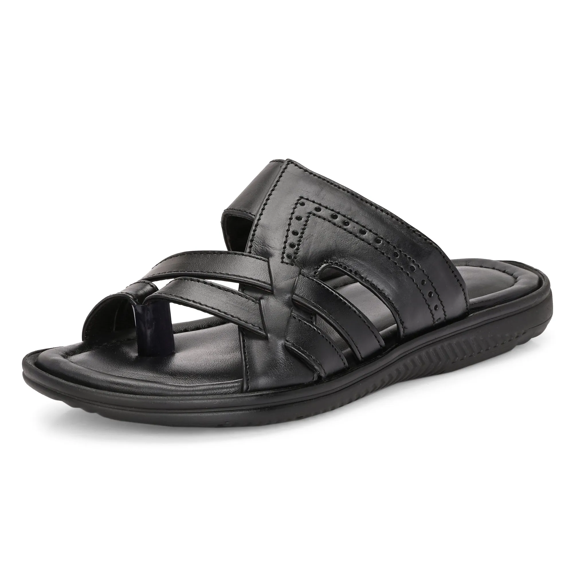 Classic Premium Black Men Formal Slipper