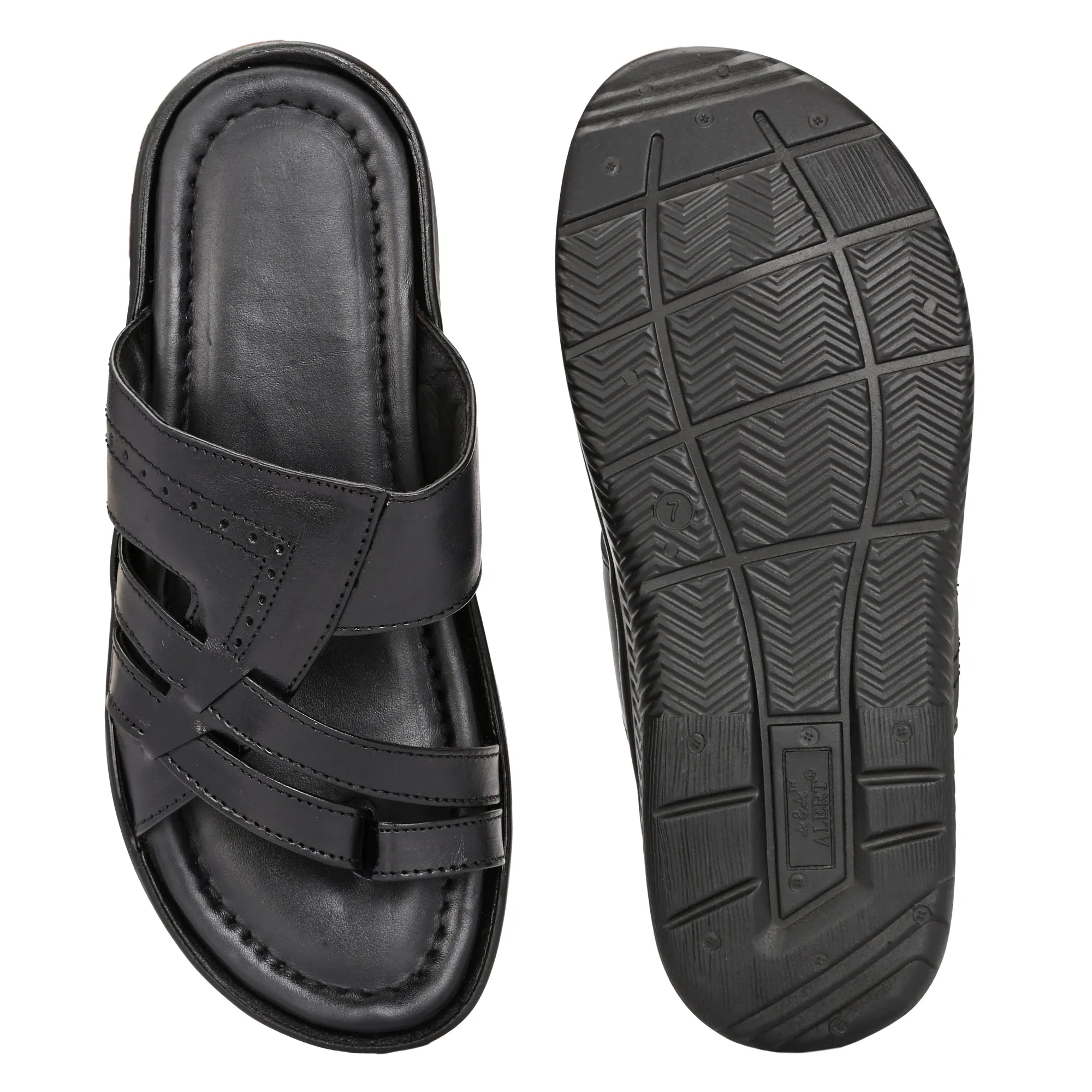 Classic Premium Black Men Formal Slipper