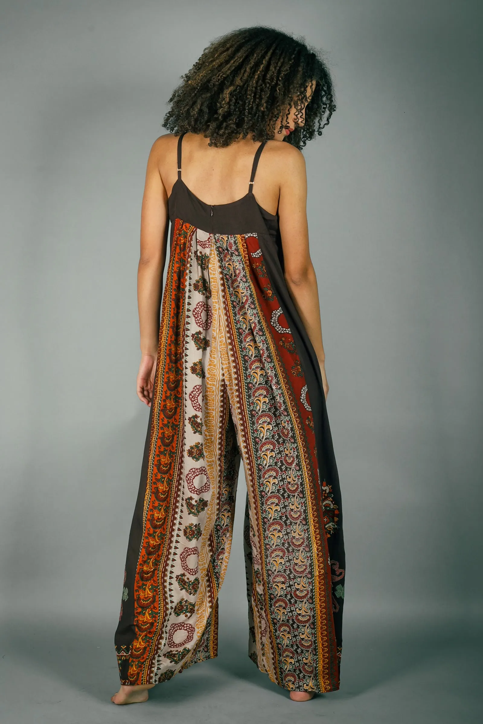 Clemence Geometric Embroidered Jumpsuit