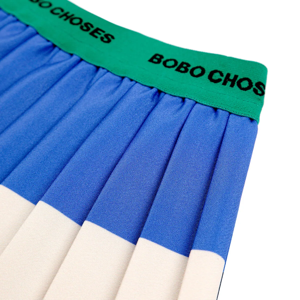 Colour Block Pleated Skirt by Bobo Choses
