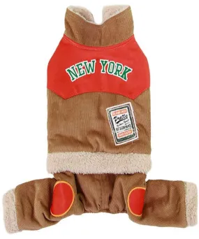 Corduroy Jumpsuit Camel