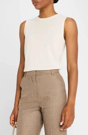 Crew Neck Shell in Merino