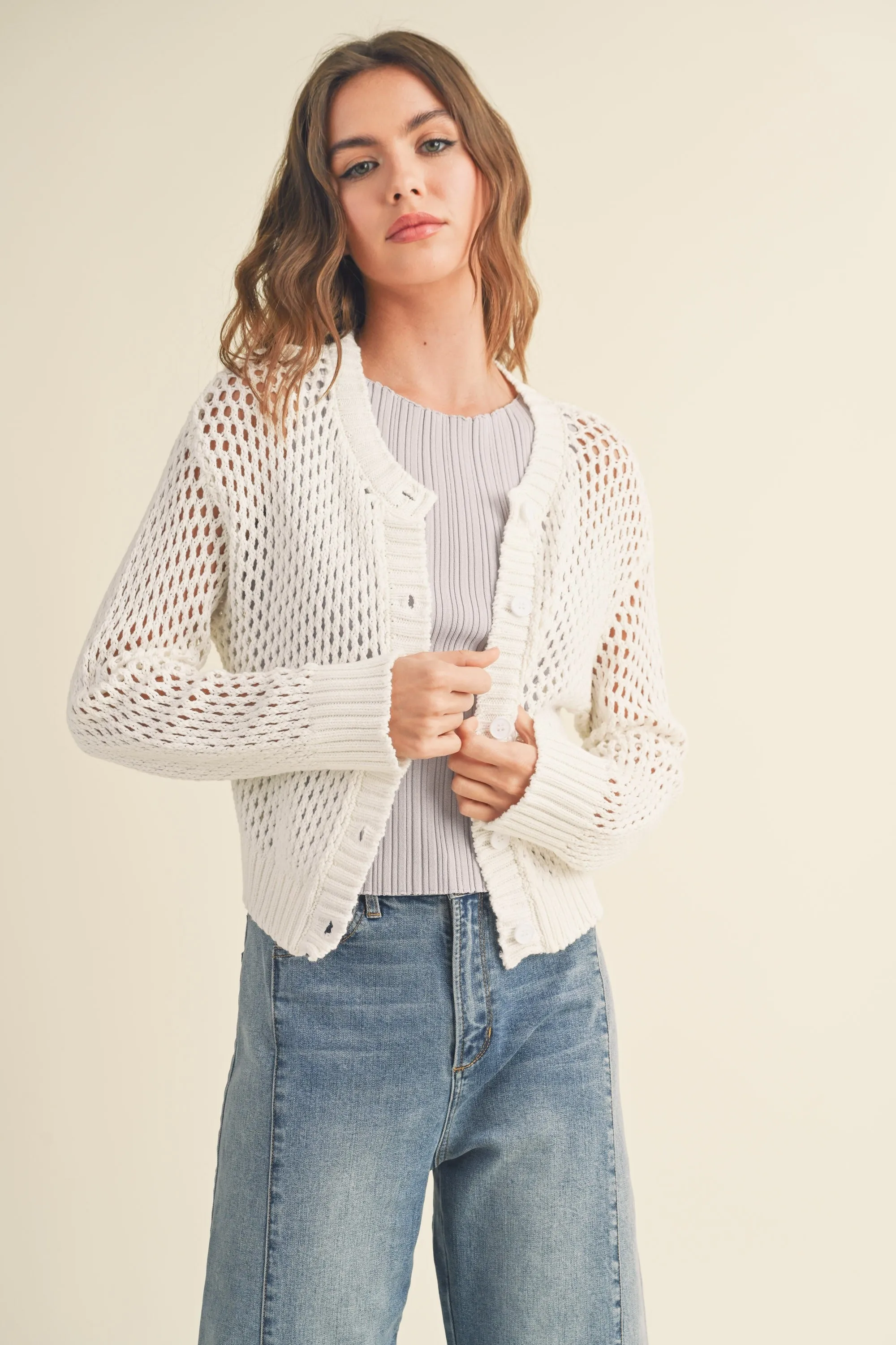 Crochet Buttondown Cardigan