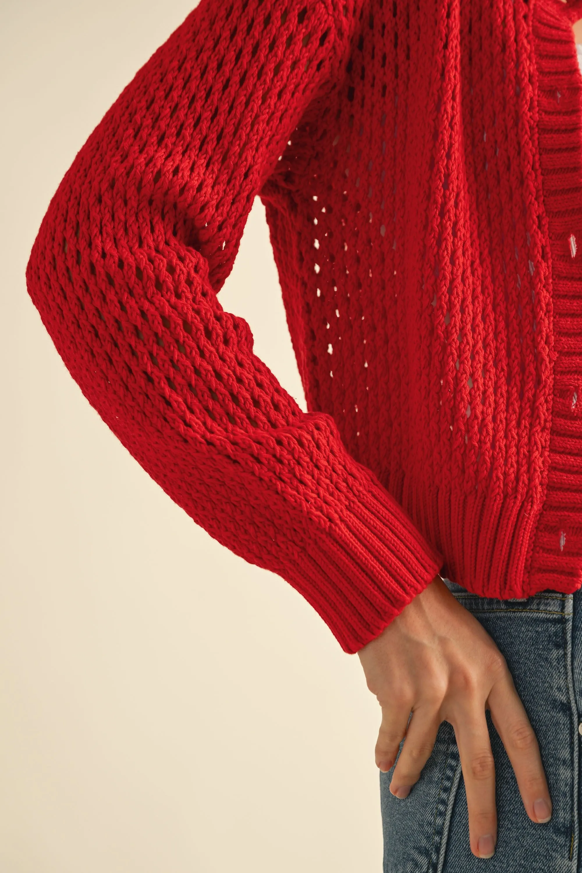 Crochet Buttondown Cardigan
