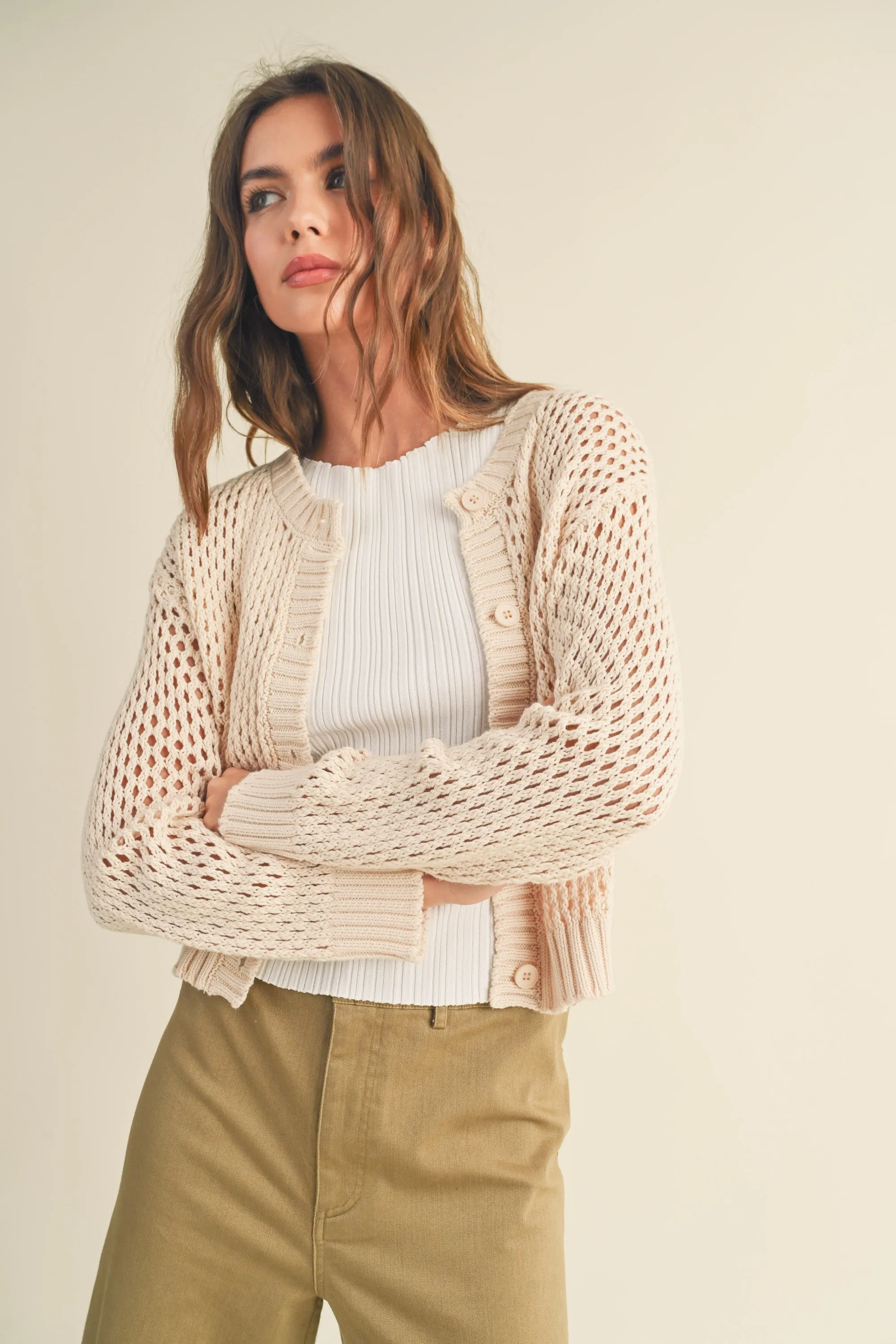 Crochet Buttondown Cardigan