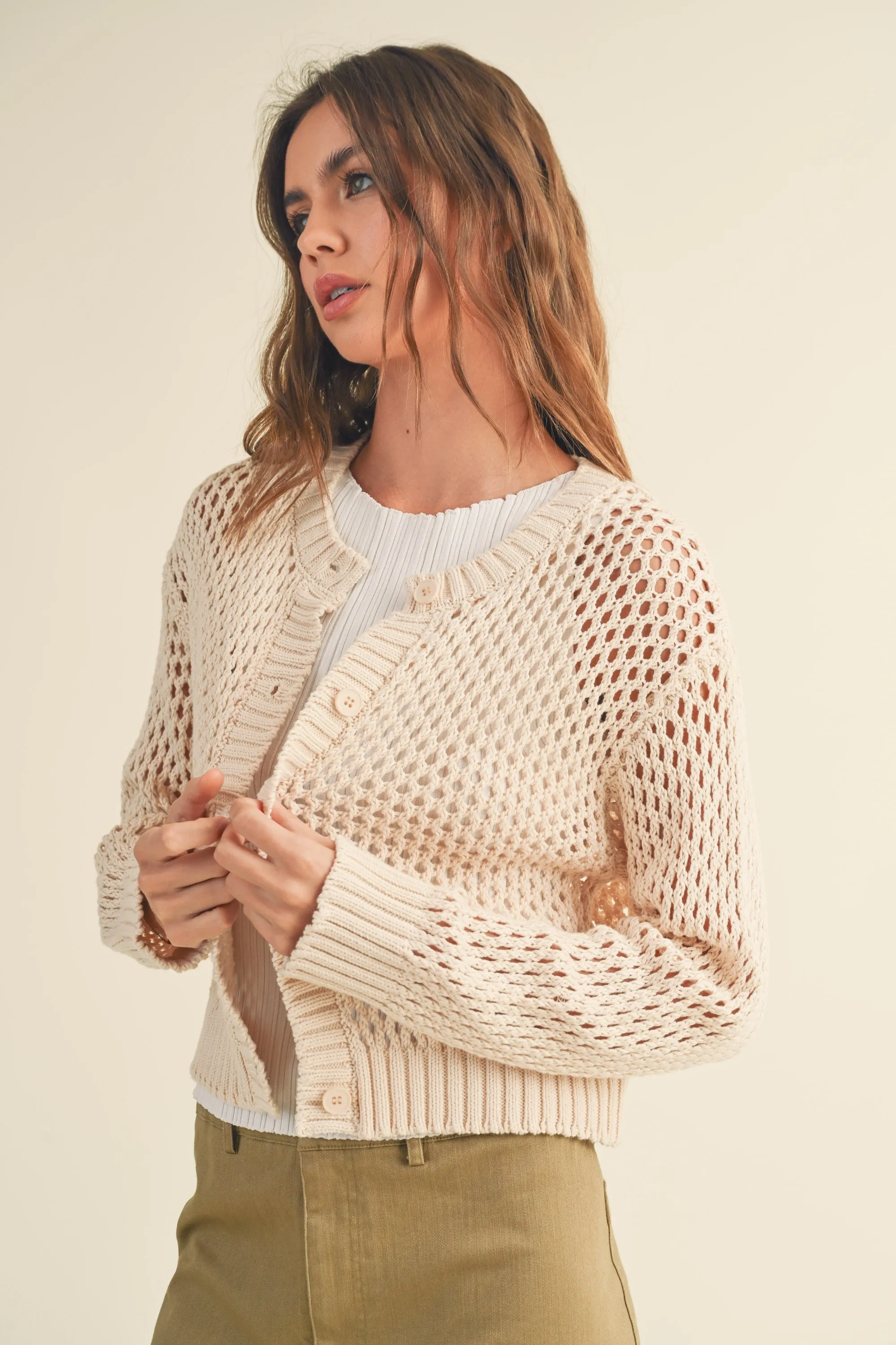 Crochet Buttondown Cardigan