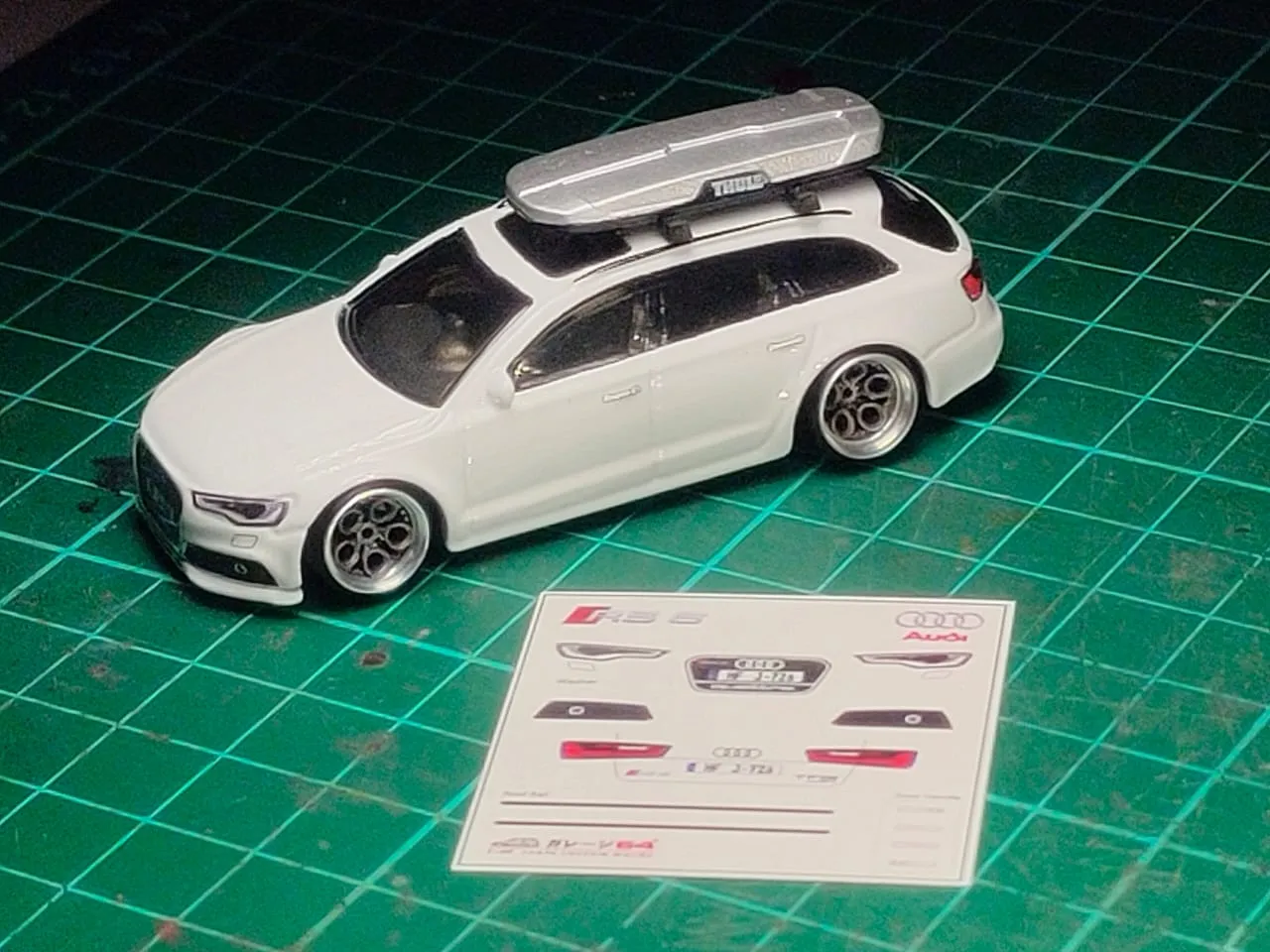 Decal set Hot Wheels Audi RS6 Transparant