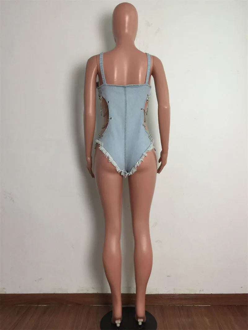 Denim Bodysuit