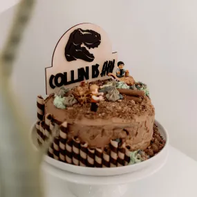 Dinosaur cake topper