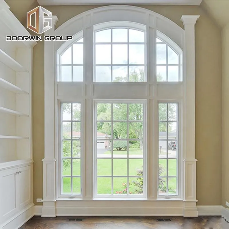 DOORWIN 2021Iv68 series white color window italian wood style windows by Doorwin on Alibaba