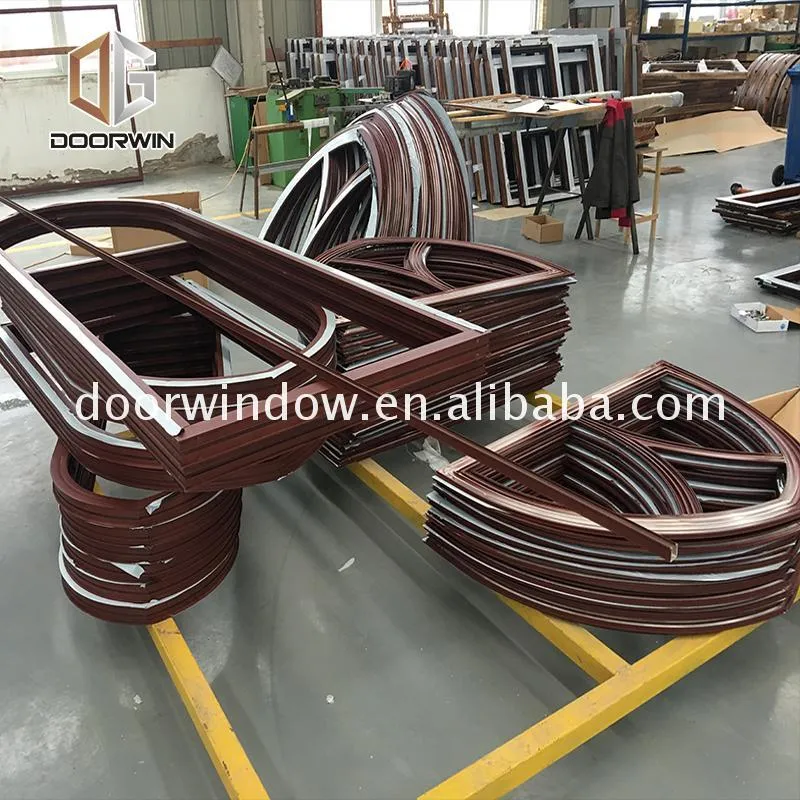 DOORWIN 2021OEM Factory chartwell wooden windows charcoal aluminium ceiling