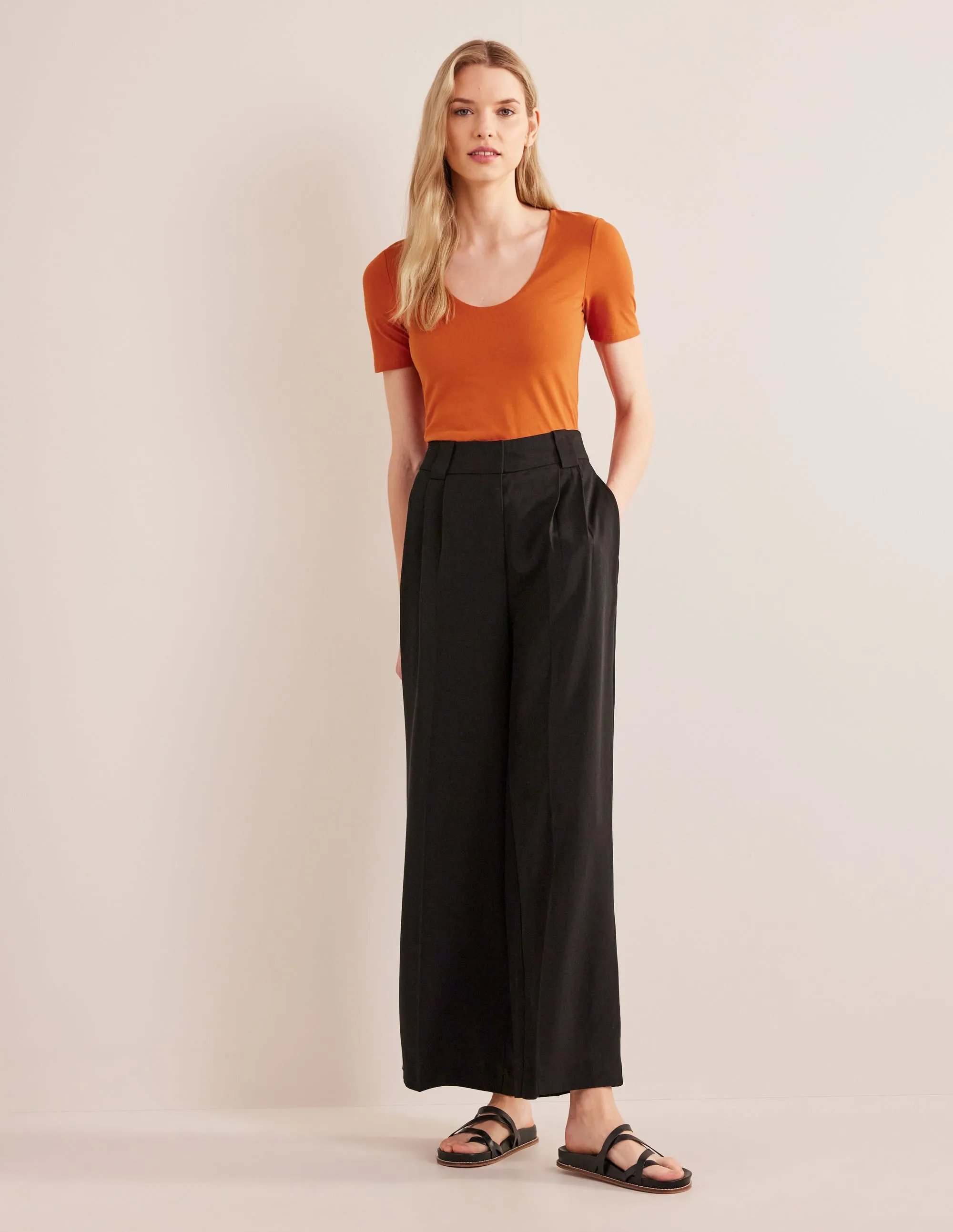 Double Layer Short Sleeve Top-Rust