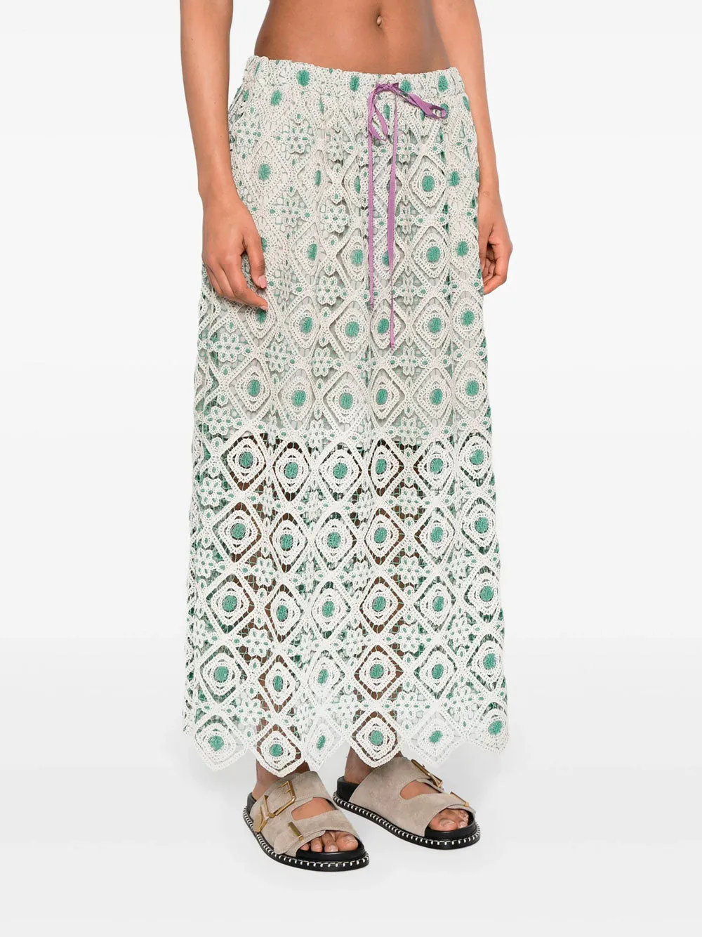 Drawstring skirt
