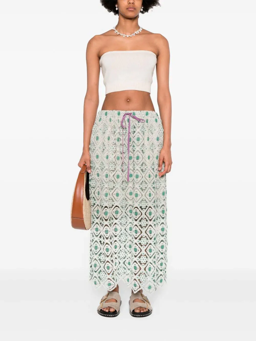 Drawstring skirt
