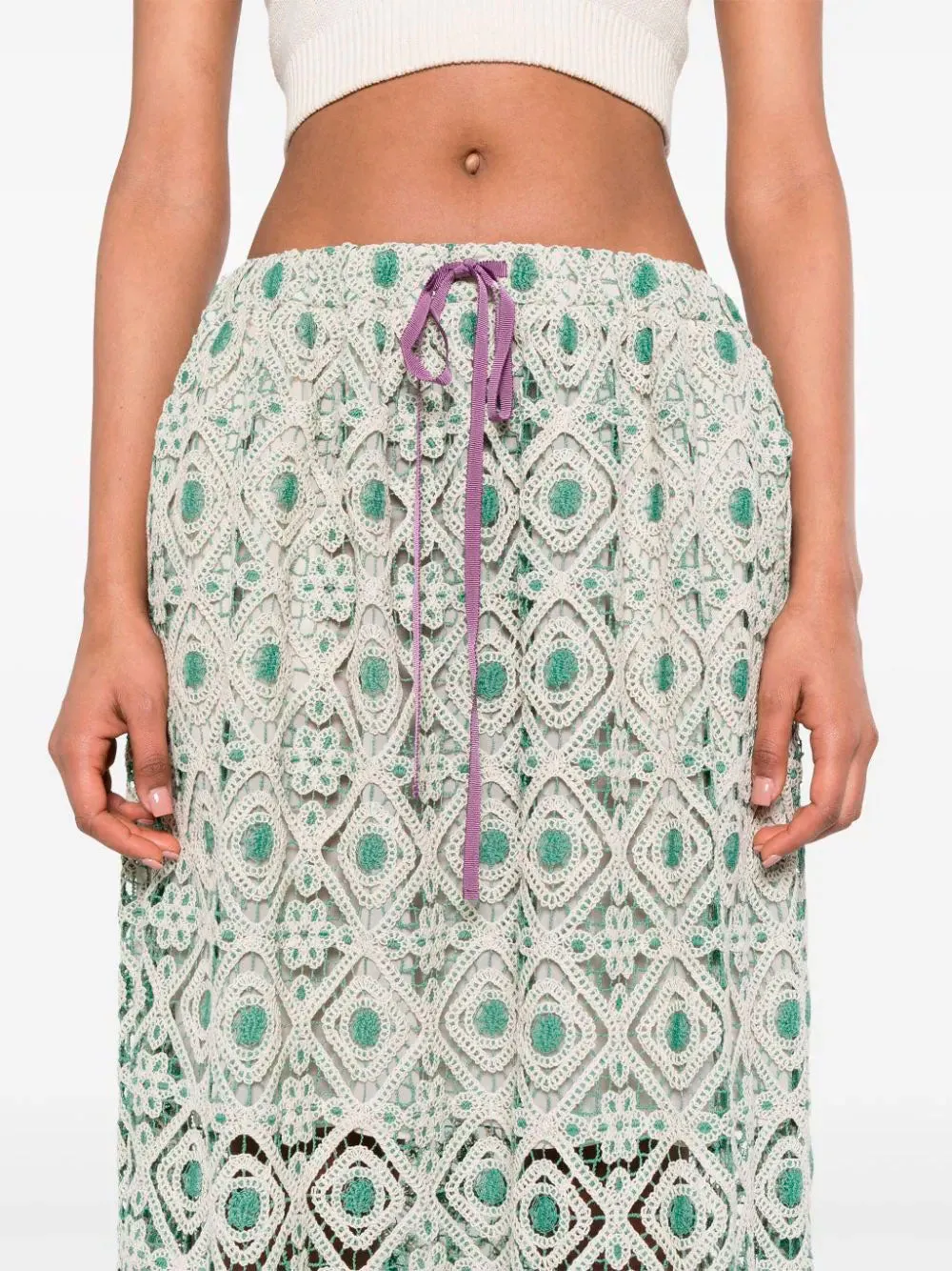 Drawstring skirt