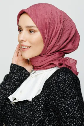 Dried Rose Bamboo Square Scarf