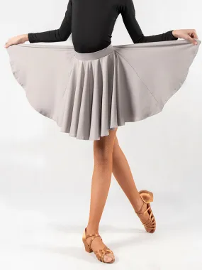 Elastic Wide Waist Head Latin Dance Pleated Large Swing Skirt