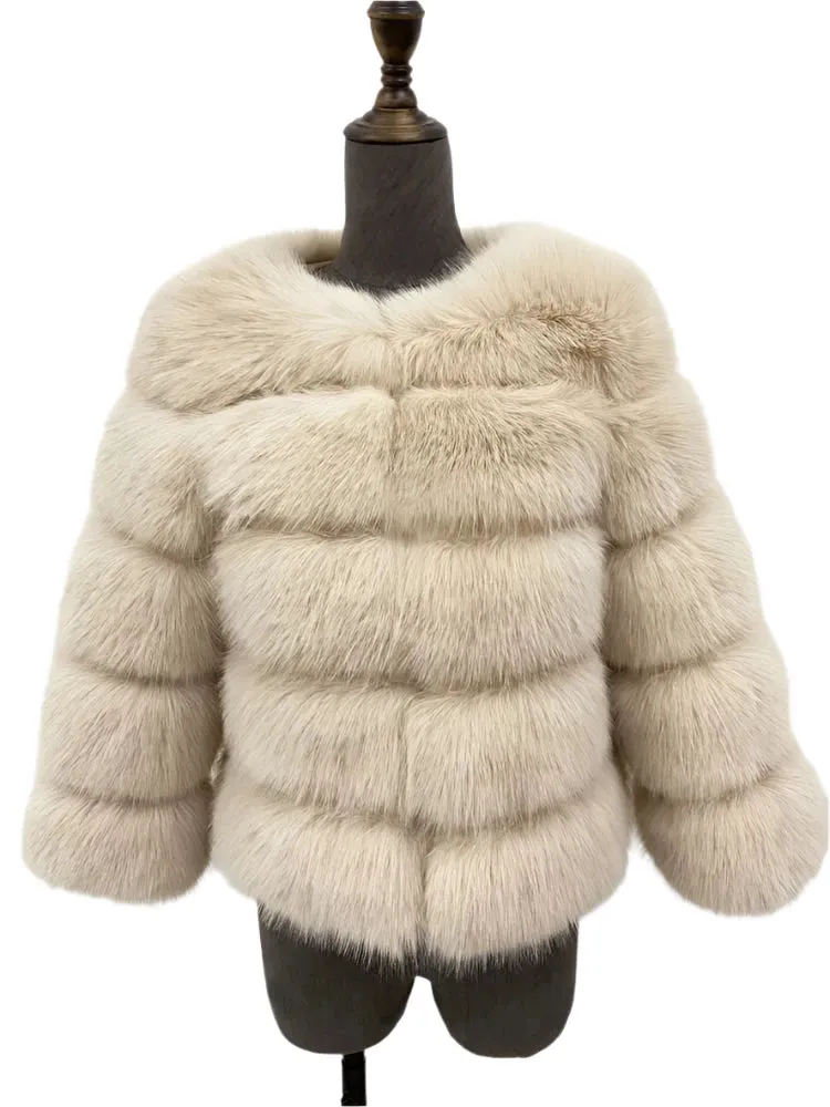 Elegant Fluffy Black Faux Fur Coat for Women S-5XL – Thick Warm Winter Jacket, Mink Look, Autumn Fashion