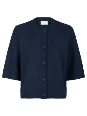 Elmira Knit Cardigan - Navy