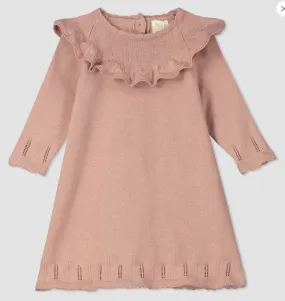 Ettie   H Tressa Dress In Rose Knit: Size 0M-18M