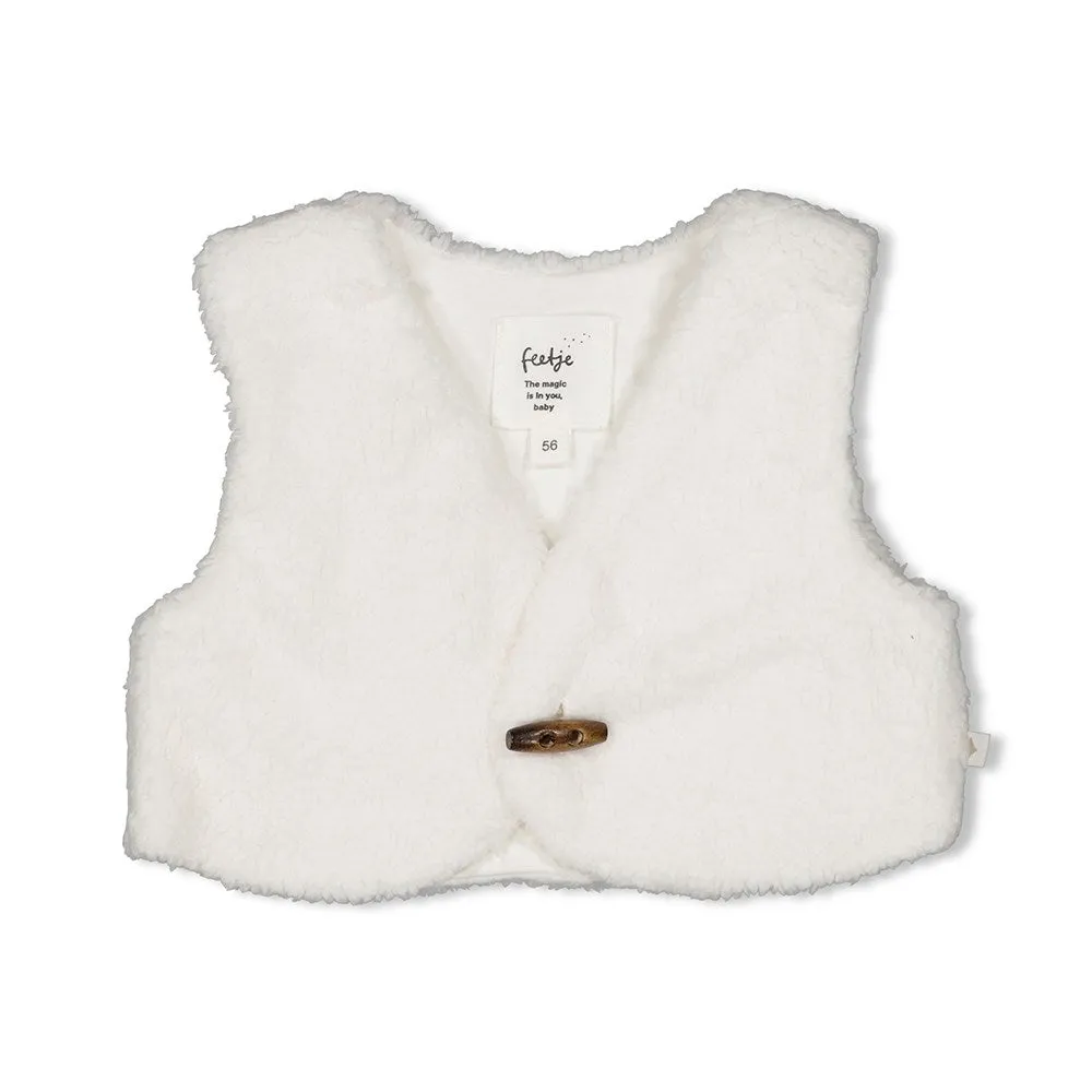 Feetje Teddy gilet - The Neutrals
