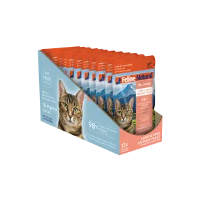 Feline Natural Lamb & King Salmon Feast Pouch Cat Food
