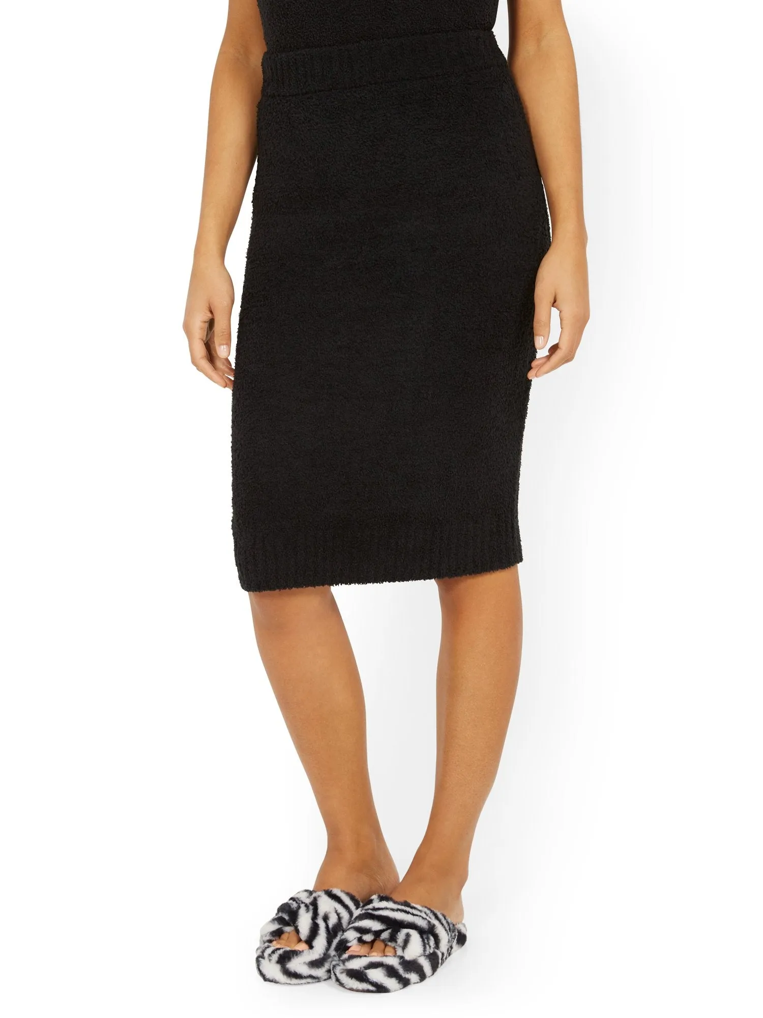 Fuzzy Midi Skirt - Ultra Cozy Collection