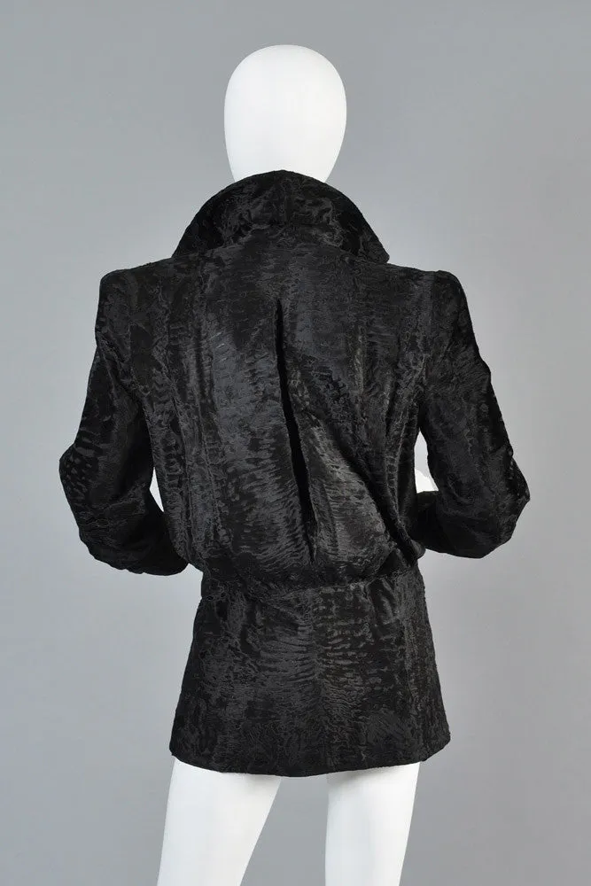 Galanos Avant Garde Broadtail Jacket