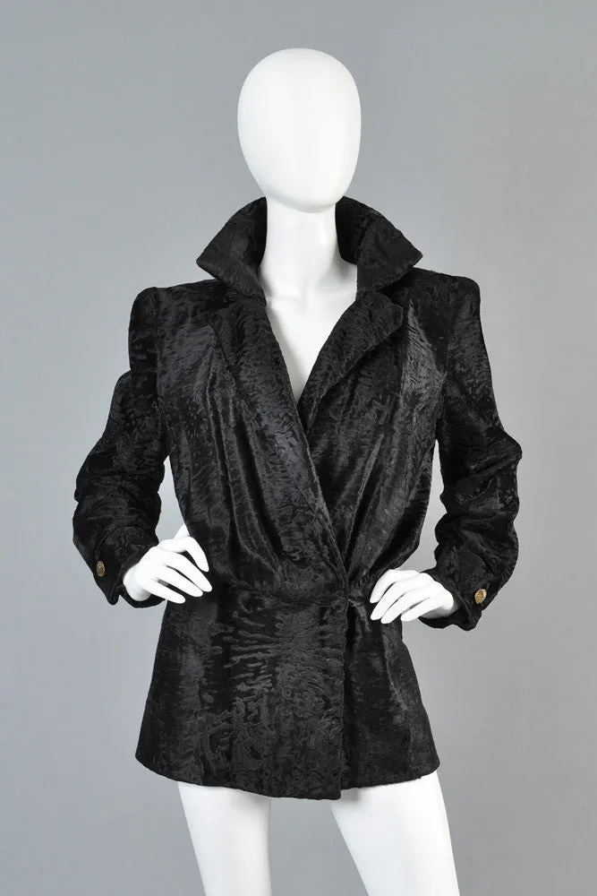 Galanos Avant Garde Broadtail Jacket