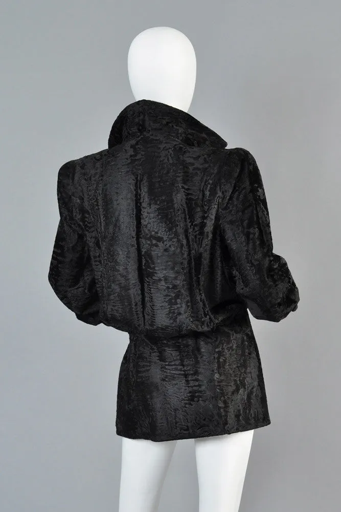 Galanos Avant Garde Broadtail Jacket