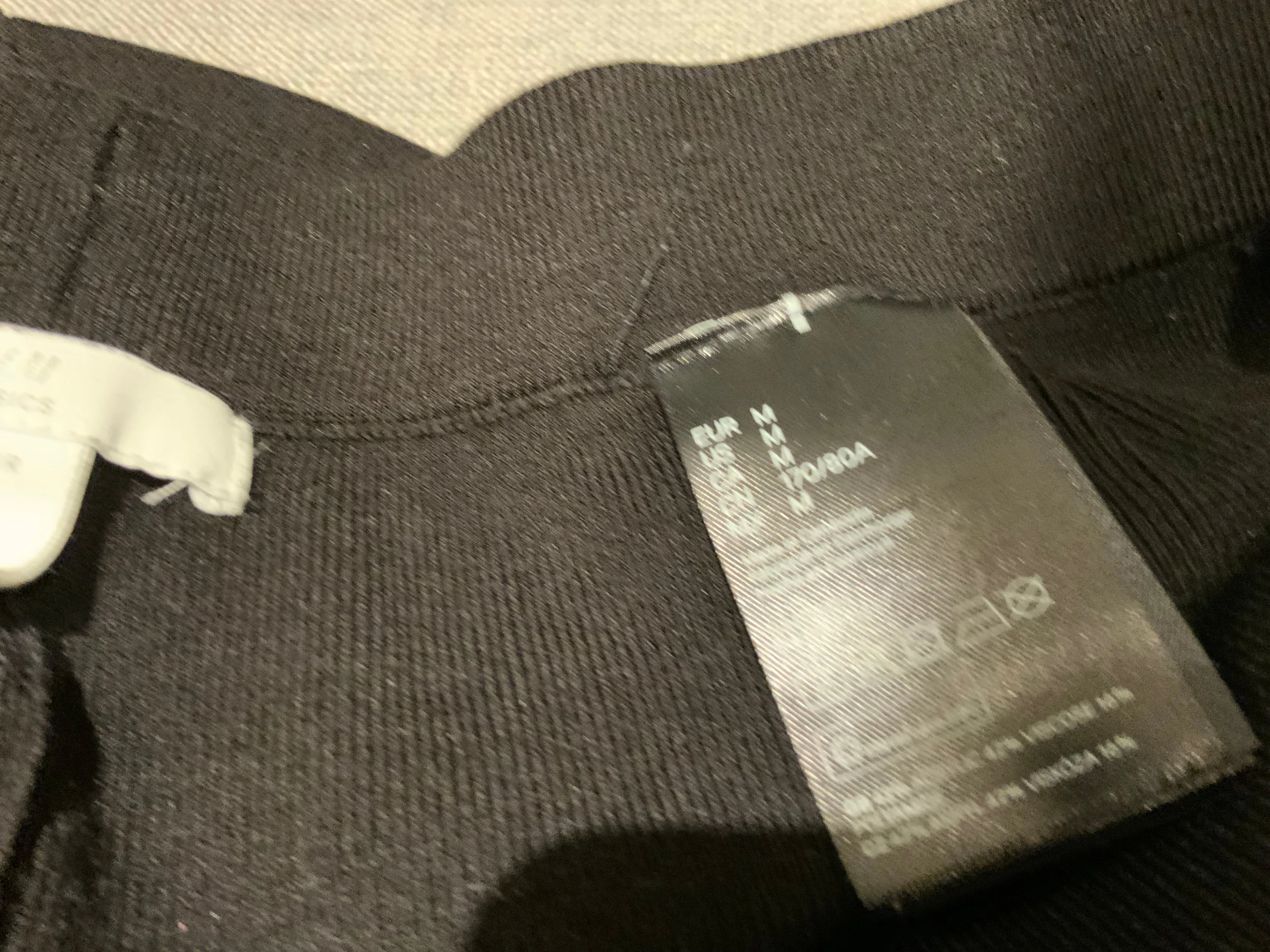 H&M grey or black ladies joggers pants trousers Size M medium ladies