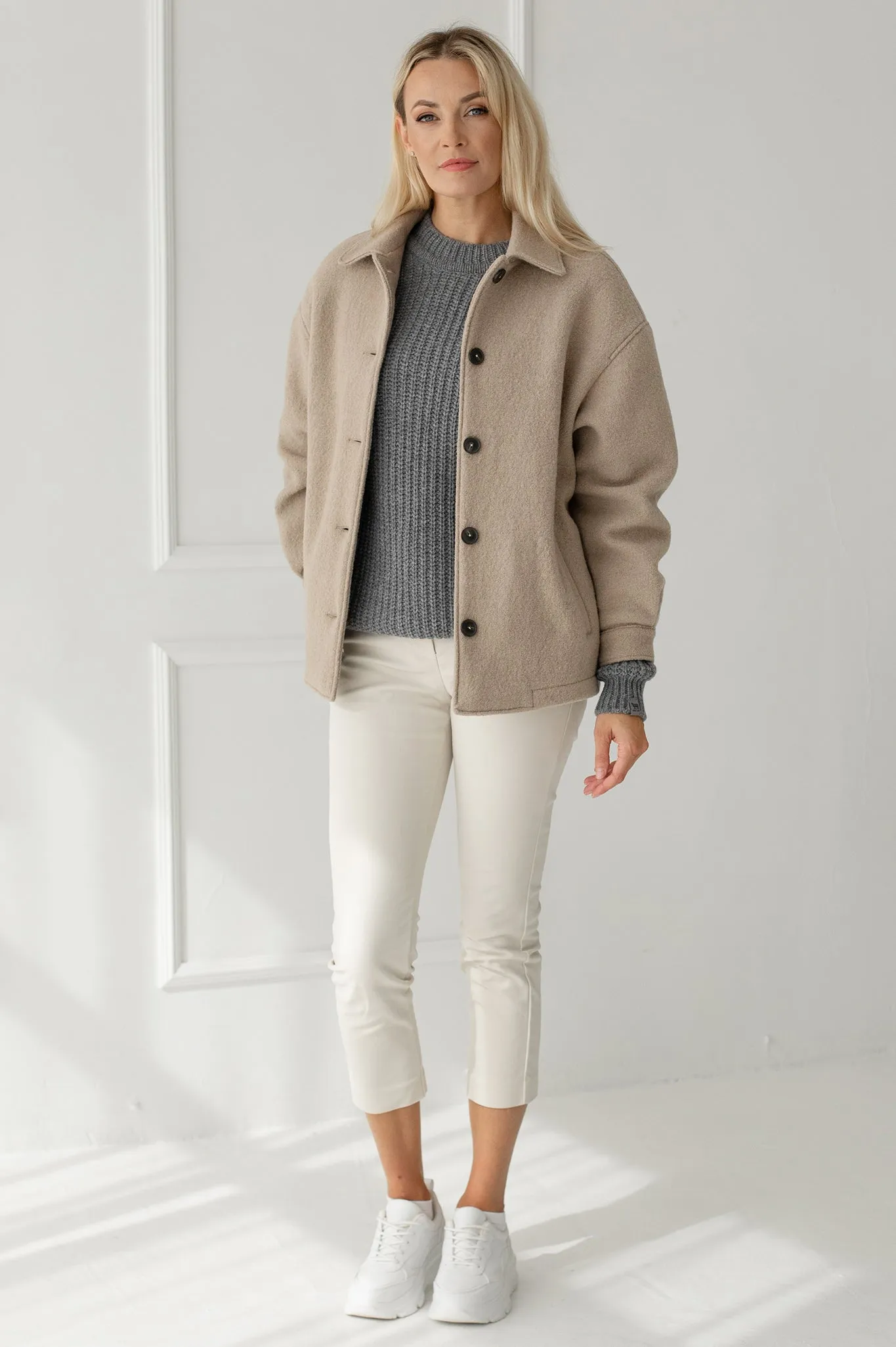 Handmade wool coat Edita