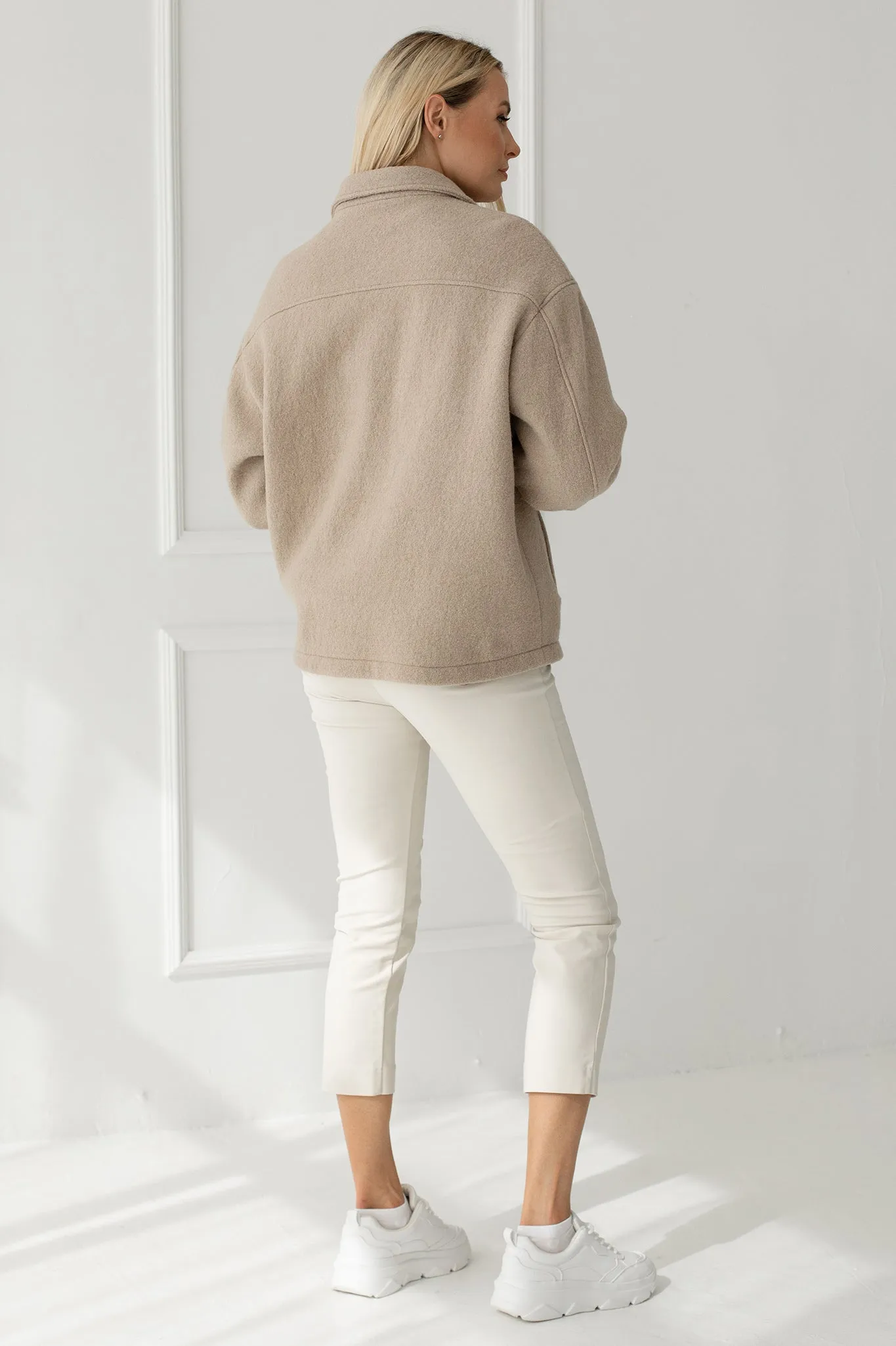 Handmade wool coat Edita