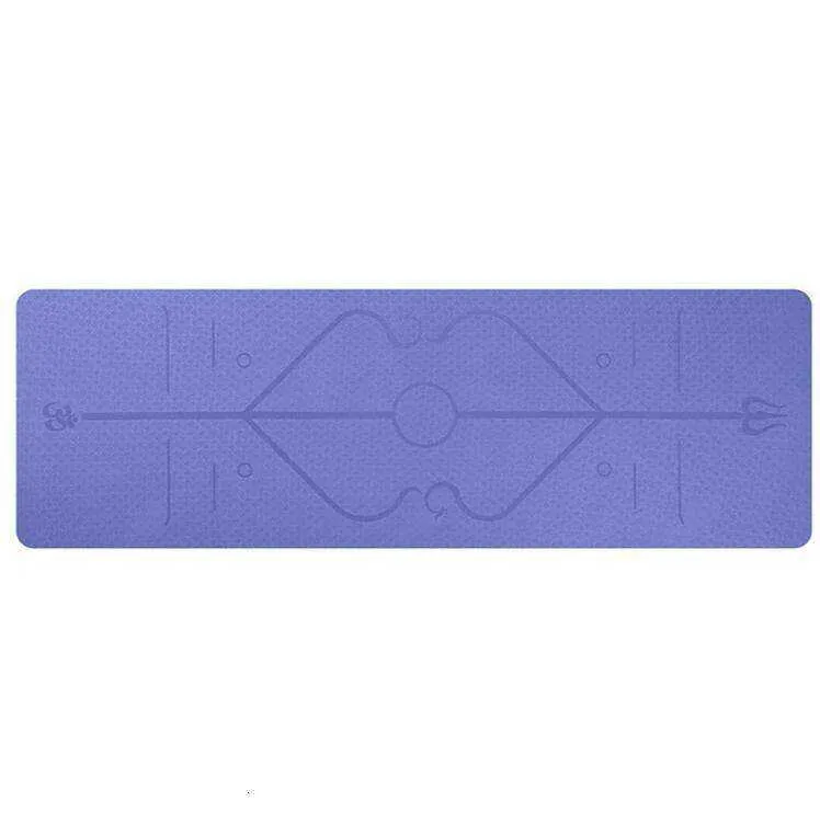 High Quality Aesthetic Yoga Mat with Position Line