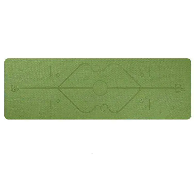 High Quality Aesthetic Yoga Mat with Position Line