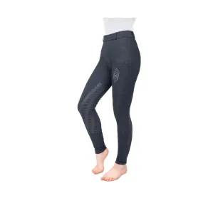 Hy Equestrian Childrens Jesmond Jewel Denim Look Tights