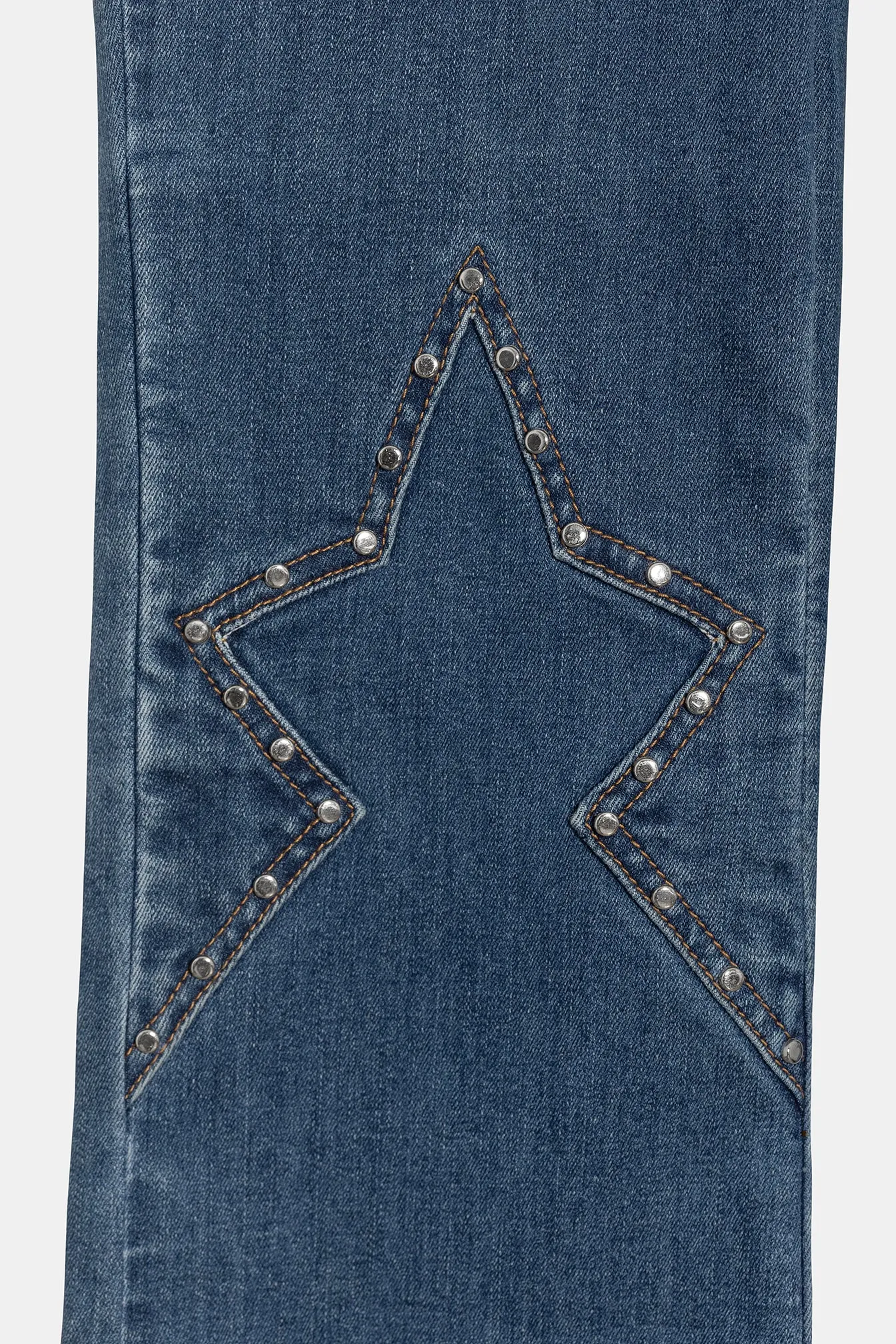 JEANS CAMPANA DENIM TACHUELAS