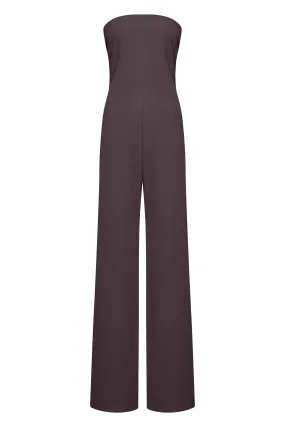 Jumpsuit | Regular Travel | Hibari | Aubergine