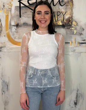 Lace Layering Top - color options