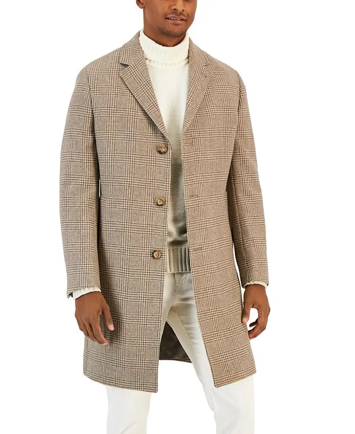 Lauren Ralph Lauren Mens Classic fit Overcoat Coat 38 S Beige